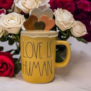 FIRM PRICE Rae Dunn Love Is Human Mug